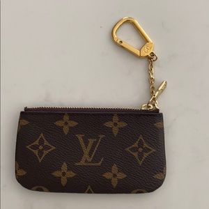 Louis Vuitton Monogram  key pouch.